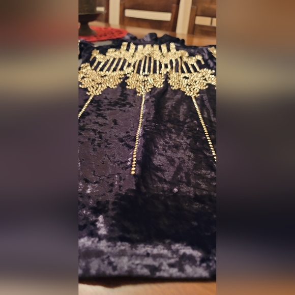 SONJA - By SONJA MORGAN - Vivi Stud Velvet Dress - Women's  Size  M - Picture 3 of 12